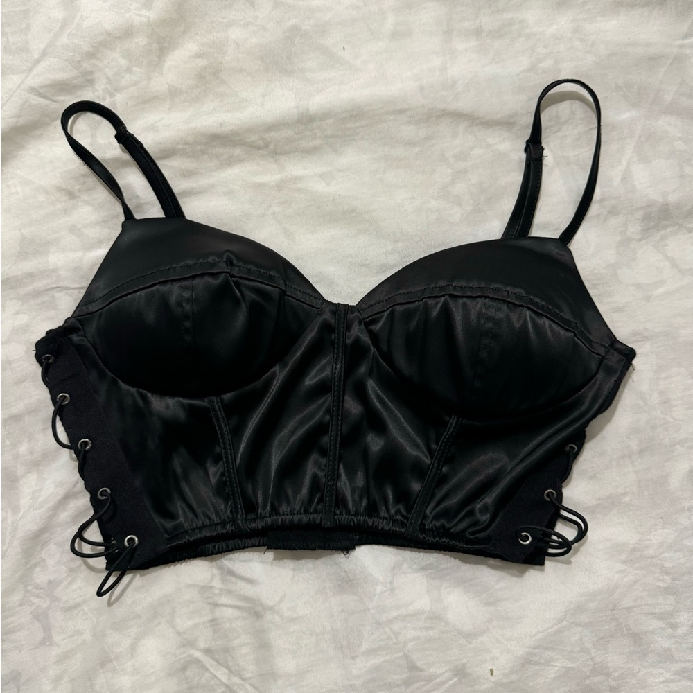 Black corset top